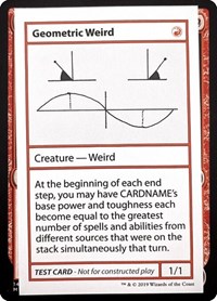 Geometric Weird (No PW Symbol), Mystery Booster: Convention Edition Exclusives