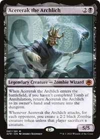 Acererak the Archlich, AFR Ampersand Promos