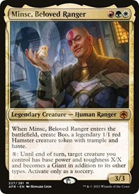 Minsc, Beloved Ranger, AFR Ampersand Promos