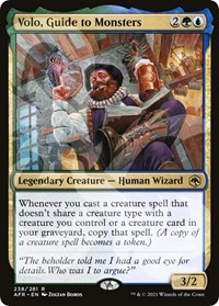 Volo, Guide to Monsters, AFR Ampersand Promos