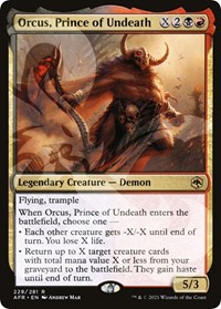 Orcus, Prince of Undeath, AFR Ampersand Promos