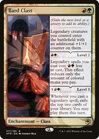 Bard Class, AFR Ampersand Promos