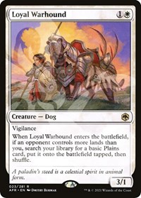 Loyal Warhound, AFR Ampersand Promos