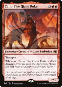 Zalto, Fire Giant Duke, AFR Ampersand Promos