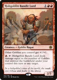 Hobgoblin Bandit Lord, AFR Ampersand Promos