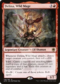 Delina, Wild Mage, AFR Ampersand Promos