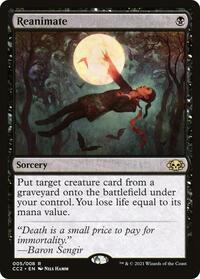 Reanimate, Commander Collection: Black