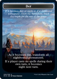 Day // Night Double-Sided Token, Innistrad: Midnight Hunt
