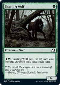 Snarling Wolf, Innistrad: Midnight Hunt