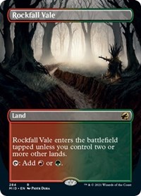 Rockfall Vale (Borderless), Innistrad: Midnight Hunt