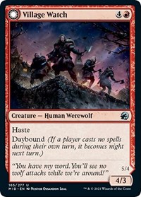 Village Watch, Innistrad: Midnight Hunt