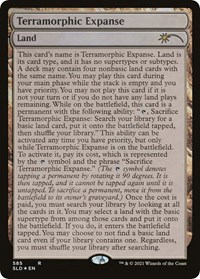 Terramorphic Expanse (Full-Text Lands), Secret Lair Drop Series