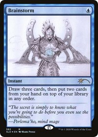 Brainstorm (582) (Sketch Showcase), Secret Lair Drop Series