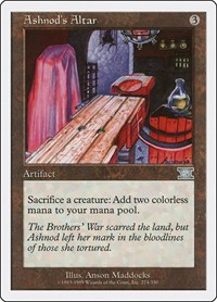 Ashnod's Altar, Classic Sixth Edition
