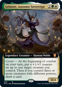Leinore, Autumn Sovereign (Extended Art), Commander: Innistrad: Midnight Hunt