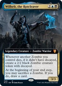 Wilhelt, the Rotcleaver (Extended Art), Commander: Innistrad: Midnight Hunt
