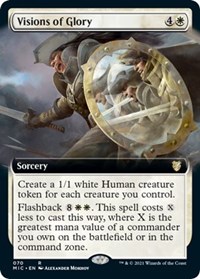 Visions of Glory (Extended Art), Commander: Innistrad: Midnight Hunt