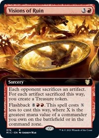 Visions of Ruin (Extended Art), Commander: Innistrad: Midnight Hunt