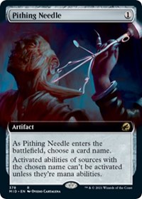 Pithing Needle (Extended Art), Innistrad: Midnight Hunt