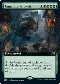 Unnatural Growth (Extended Art), Innistrad: Midnight Hunt