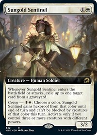 Sungold Sentinel (Extended Art), Innistrad: Midnight Hunt