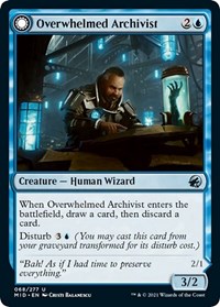 Overwhelmed Archivist, Innistrad: Midnight Hunt
