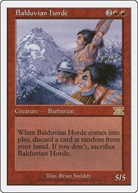 Balduvian Horde, Classic Sixth Edition