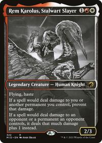 Rem Karolus, Stalwart Slayer (Showcase), Innistrad: Midnight Hunt