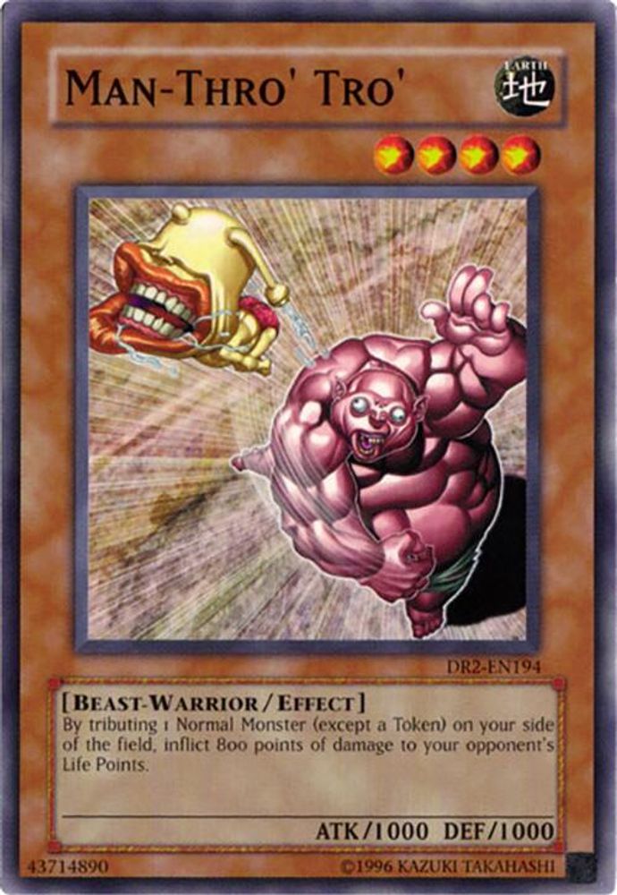 Man-Thro' Tro', Unlimited, front