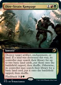 Dire-Strain Rampage (Extended Art), Innistrad: Midnight Hunt