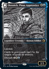 Dennick, Pious Apprentice (Showcase), Innistrad: Midnight Hunt