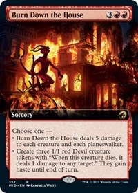 Burn Down the House (Extended Art), Innistrad: Midnight Hunt