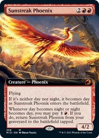 Sunstreak Phoenix (Extended Art), Innistrad: Midnight Hunt