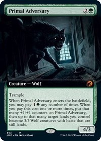 Primal Adversary (Extended Art), Innistrad: Midnight Hunt