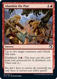 Abandon the Post, Innistrad: Midnight Hunt