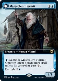 Malevolent Hermit (Extended Art), Innistrad: Midnight Hunt