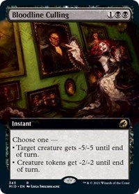Bloodline Culling (Extended Art), Innistrad: Midnight Hunt
