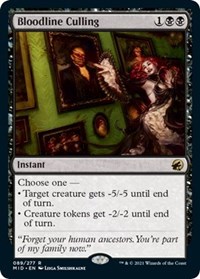 Bloodline Culling, Innistrad: Midnight Hunt