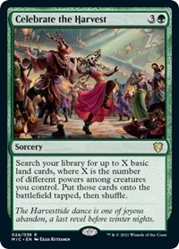 Celebrate the Harvest, Commander: Innistrad: Midnight Hunt