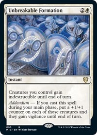 Unbreakable Formation, Commander: Innistrad: Midnight Hunt