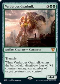 Verdurous Gearhulk, Commander: Innistrad: Midnight Hunt