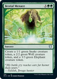 Bestial Menace, Commander: Innistrad: Midnight Hunt