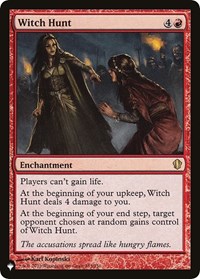 Witch Hunt, The List Reprints
