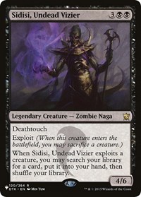 Sidisi, Undead Vizier, The List Reprints
