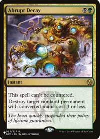 Abrupt Decay, The List Reprints