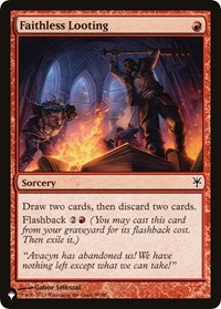 Faithless Looting (DDK), The List Reprints