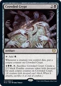 Crowded Crypt, Commander: Innistrad: Midnight Hunt