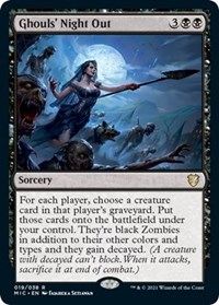 Ghouls' Night Out, Commander: Innistrad: Midnight Hunt