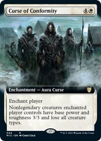 Curse of Conformity (Extended Art), Commander: Innistrad: Midnight Hunt