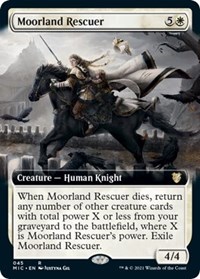 Moorland Rescuer (Extended Art), Commander: Innistrad: Midnight Hunt